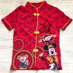 Disneyland Hong Kong Cheongsam Shirt Zodiac Collection Year Of The Monkey Medium